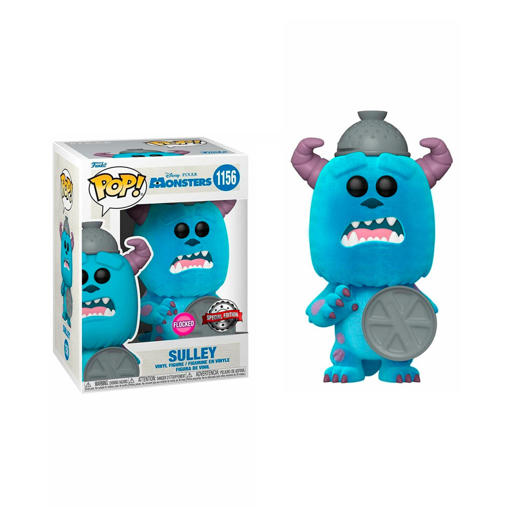Pop Sulley Flocked 1156 Monsters Inc 20 aniversario Special Edition Disney Pixar • Frikimon