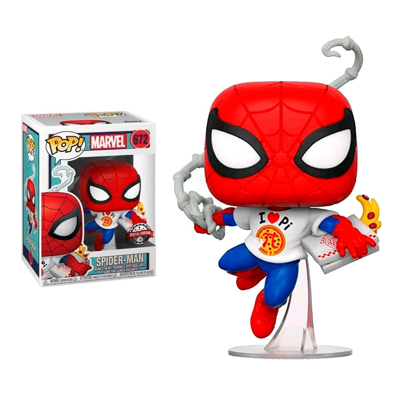 Funko Pop Spiderman Pizza 672 Special edition Marvel • Frikimon