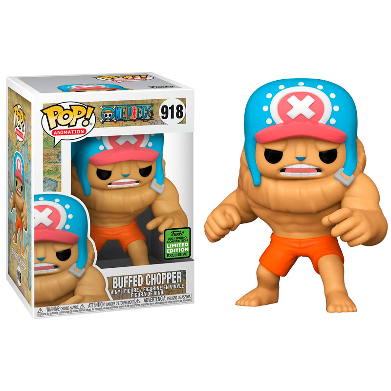 funko-pop-buffed-chopper-918-Limited-edition-exclusive-2021-spring-convention-one-piece