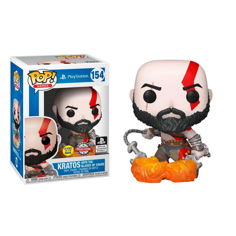 Funko Pop Kratos Glows in the Dark 154 Special edition God of War Frikimon.es