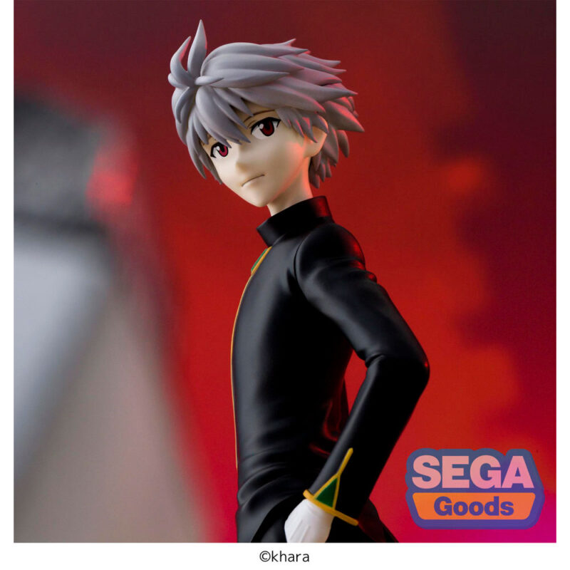 Estatua Kaworu Nagisa Commander Suit Ver Evangelion: 3.0+1.0 Thrice Upon a Time PVC Vignetteum SPM Luminasta 19 cm - Imagen 2