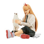 Figura Power y Meowy Break Time Chainsaw Man 9 cm Banpresto