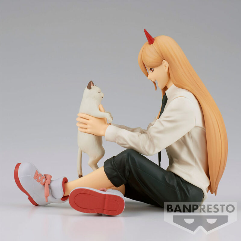 Figura Power y Meowy Break Time Chainsaw Man 9 cm Banpresto - Imagen 2
