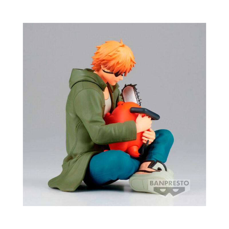 Figura Denji y Pochita Break Time Chainsaw Man 9 cm Banpresto - Imagen 2