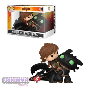 Funko Pop Rides Deluxe Hiccup con Desdentado 123 Como Entrenar a tu Dragon 2