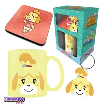 Pack regalo taza Animal Crossing Isabelle Canela