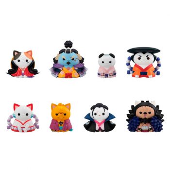 Minifigura-sorpresa-One-Piece-NyanPieceNyan-Ver-Luffy-in-Wano-Kuni-3-cm-MegaHouse