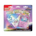 Blister juego cartas coleccionables Tech Sticker Collection Evoluciones Prismaticas Pokemon español surtido - Imagen 2