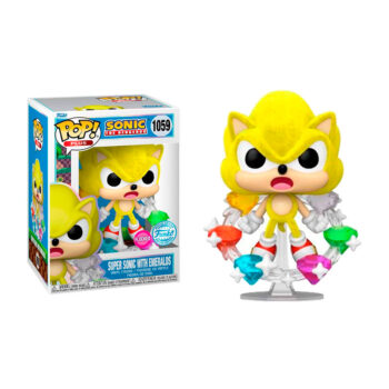 funko-pop-super-sonic-emeralds-1059-special-edition-flocked
