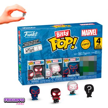 Funko-Bitty-POP-Marvel-Spiderman-Miles-Morales-Blister-4-figuras