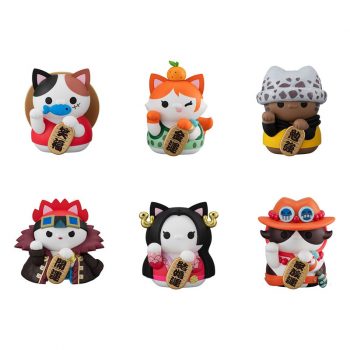 One-Piece-Mega-Cat-Project-Figuras-NyanPieceNyan-Beckoning-cat-Lucky-Cat-Pirates-7-cm