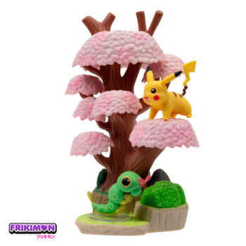 Figura-Pokemon-Environment-Caterpie-y-Pikachu-Shoreside-Bosque-de-Primavera-5-cm