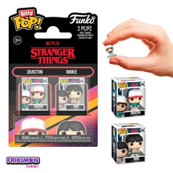 Pack Funko Bitty POP Dustin y Mike Stranger Things