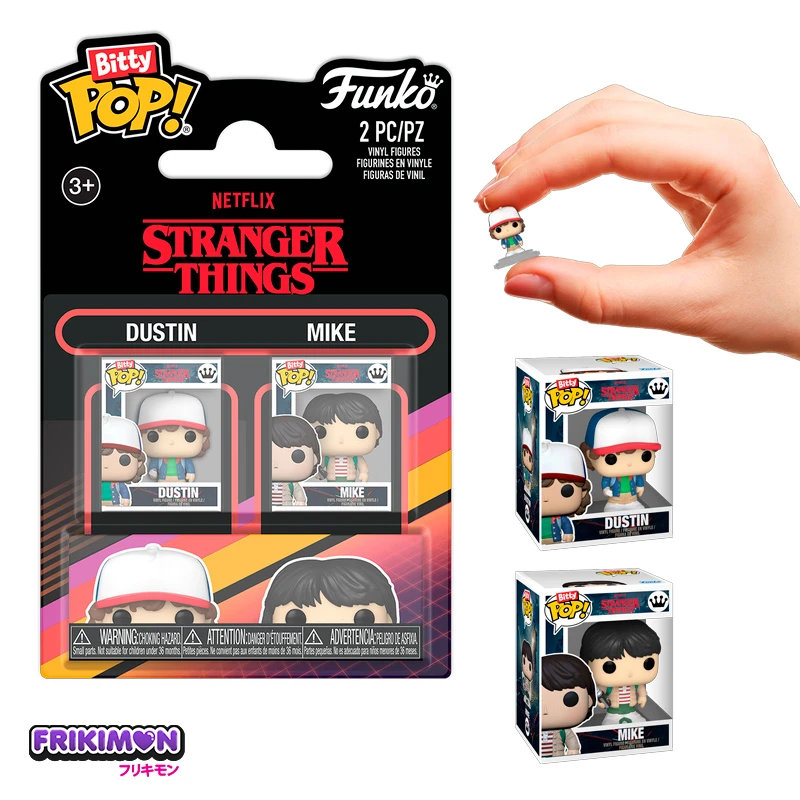 Pack Funko Bitty POP Dustin y Mike Stranger Things Pack Funko Bitty POP Dustin y Mike Stranger Things