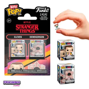 Pack Funko Bitty POP Eleven y Demogorgon Stranger Things