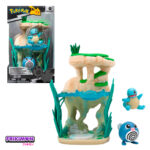 Figura Pokemon Environment Poliwag y Squirtle Shoreside Lago de la Ribera 5 cm - Imagen 2