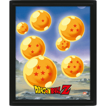 CUADRO 3D SHENRON DRAGON BALL Z