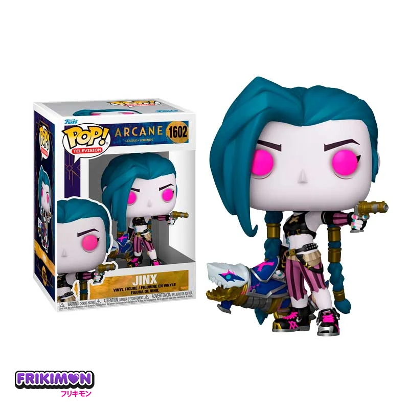 funko pop jinx 1602 arcane funko pop jinx 1602 arcane