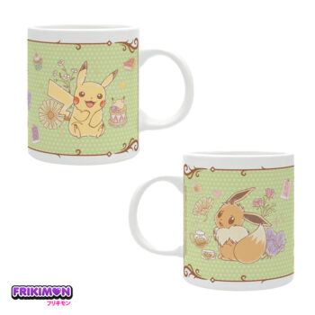 Taza Pokemon Pikachu y Eevee