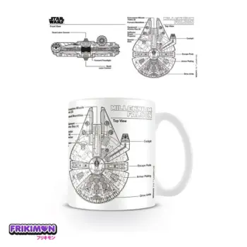 Taza Star Wars Halcon Milenario