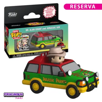 reserva funko pop bitty rides jurassic park alan grant coche