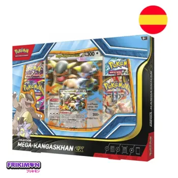 Blister juego cartas coleccionables Mega Kangaskhan Pokemon tcg español