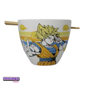 Bowl para ramen con pallillos Dragon Ball Goku