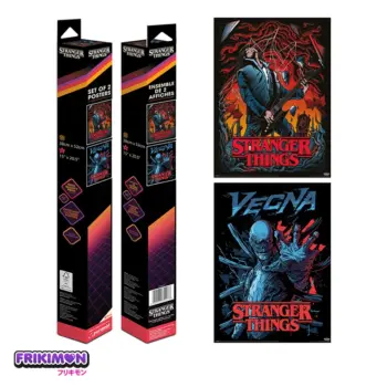 Caja con Posters Stranger Things