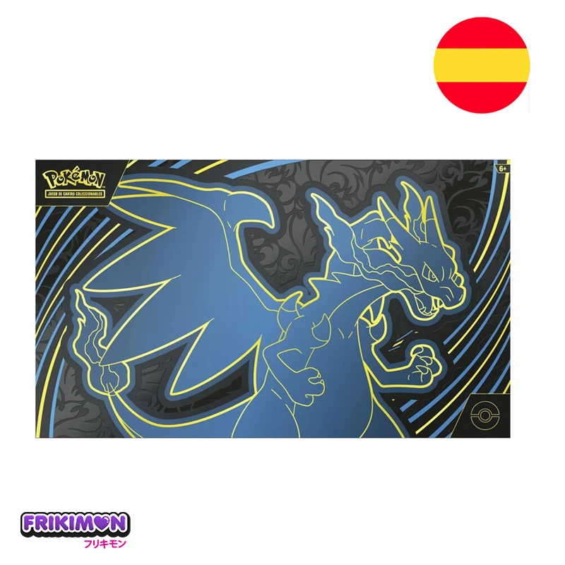 Estuche Ultra Premium cartas Mega Charizard X Pokemon TCG español Estuche Ultra Premium cartas Mega Charizard X Pokemon TCG español - Imagen 1