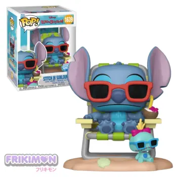 Funko POP Premium Stitch in Sunlounger 1639 EXC