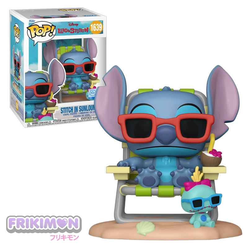 Funko POP Premium Stitch in Sunlounger 1639 EXC Funko POP Premium Stitch in Sunlounger 1639 EXC