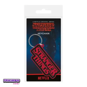 llavero stranger things logo goma