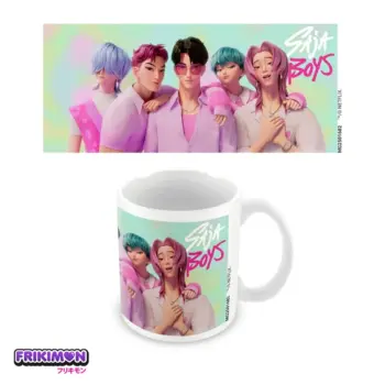 Taza KPOP Demon Hunters Saja Boys grupo