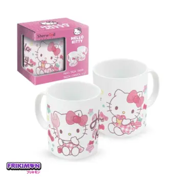 taza hello kitty rosa