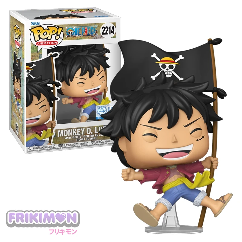 Funko POP Monkey D. Luffy with Flag 2214 One Piece EXC