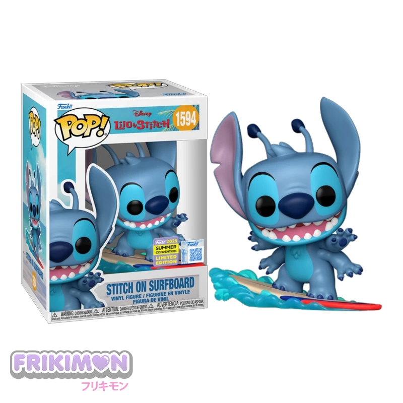 Funko POP Stitch on Surfboard 1594 Lilo y Stitch exclusiva