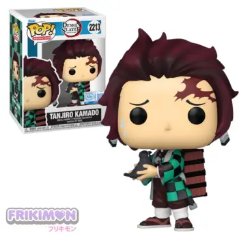 Funko Pop Tanjiro Kamado con cuervo 2213 Demon Slayer EXC