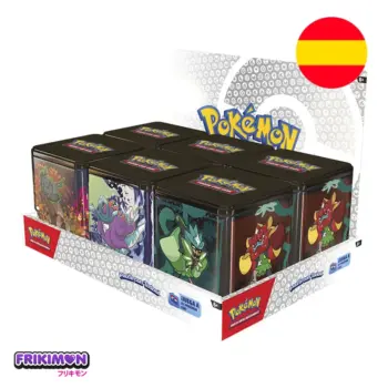 Lata cartas Pokemon español surtido