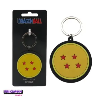 llavero dragon ball bola cuatro estrellas