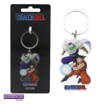 llavero dragon ball goku y piccolo metacrilato