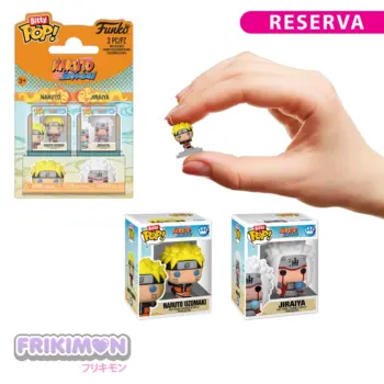 reserva funko bitty pop 2 pack naruto y jiraiya naruto shippuden