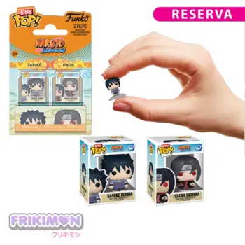 reserva funko bitty pop 2 pack sasuke uchiha e itachi uchiha naruto shippuden