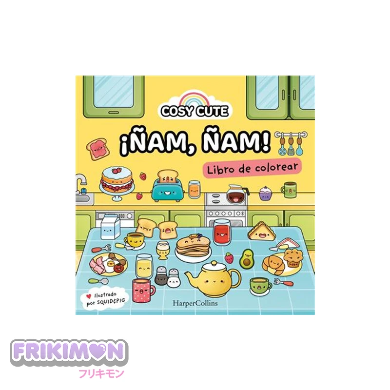 Cosy cute ñam ñam libro para colorear
