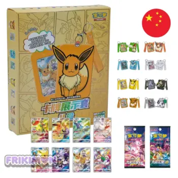 Eevee Card Holder Set Gift Box Pokémon Chino blind box