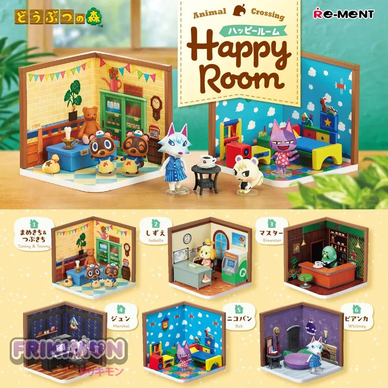 Figuras Animal Crossing Re-Ment Happy Room Blind Box