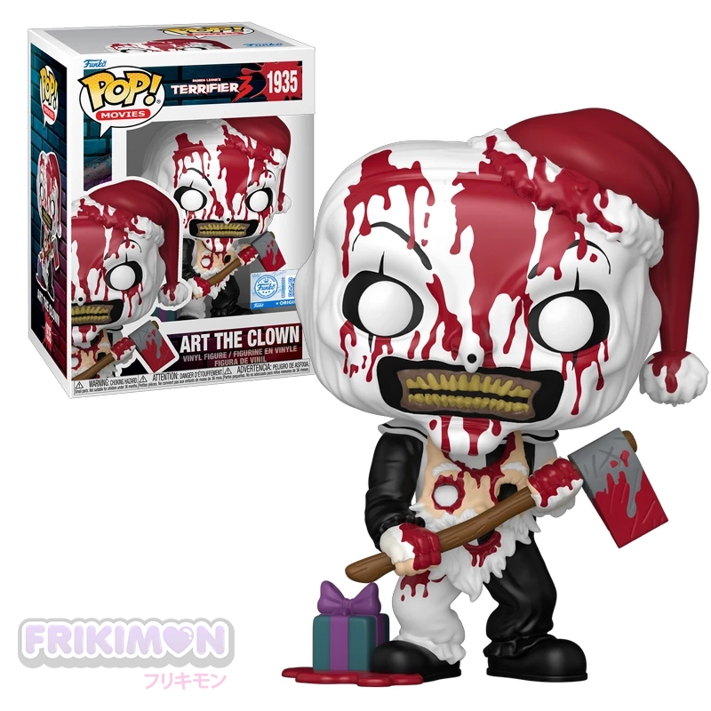 Funko Pop Art the Clown with Axe Bloody 1935 Terrifier 3 EXC
