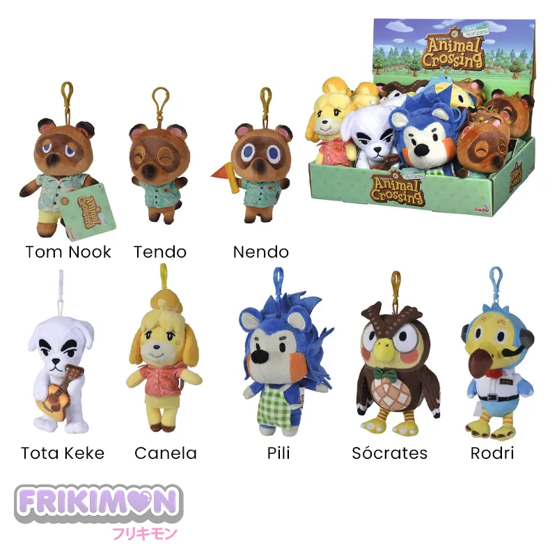 Peluche colgante Animal Crossing