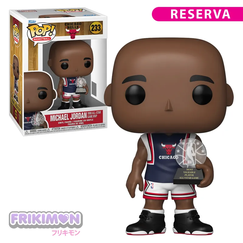 Reserva Funko Pop Michael Jordan 1998 All Star Game VIP 233 Chicago Bulls Reserva Funko Pop Michael Jordan 1998 All Star Game VIP 233 Chicago Bulls