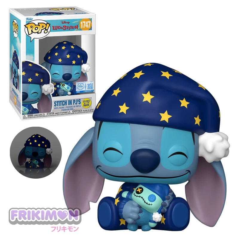 funko pop stitch en pijama glows 1747 disney lilo y stitch