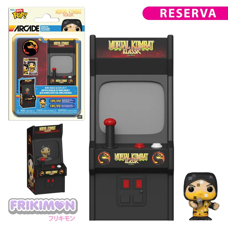 reserva funko bitty pop arcade mortal kombat klassic